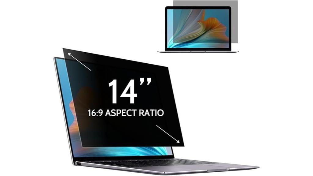 14 inch anti spy screen