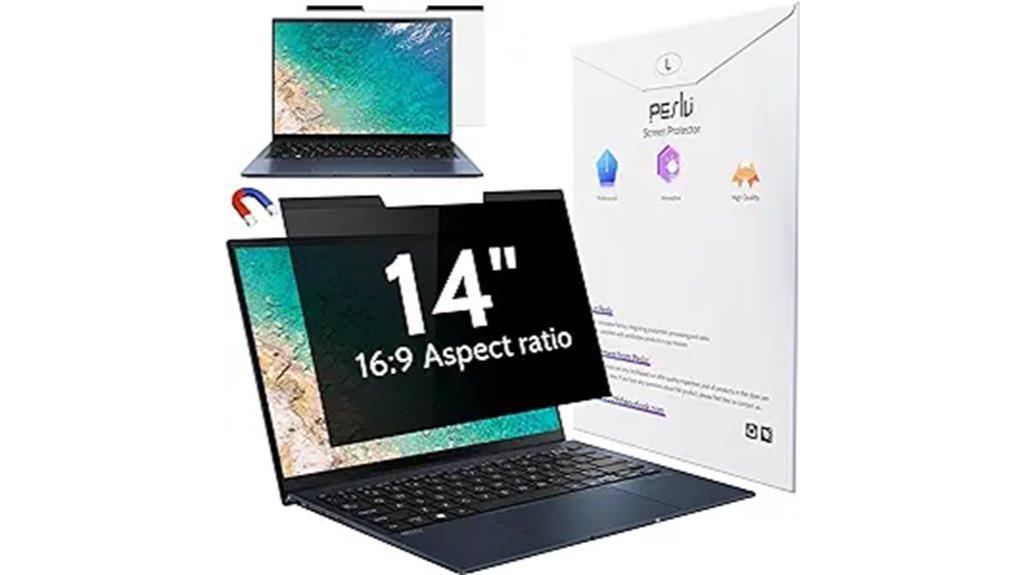 14 inch magnetic privacy screen