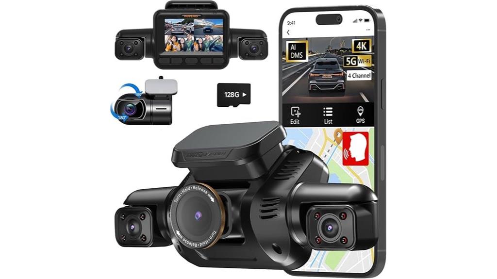 360 4k car camera