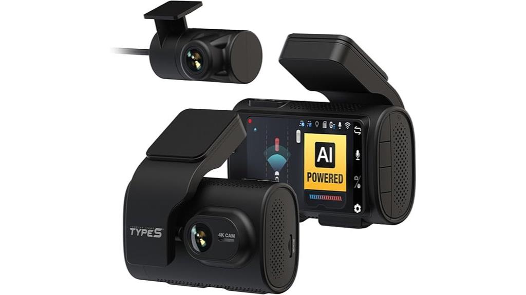 4k ai dash cam