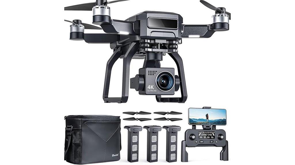 4k camera equipped drone