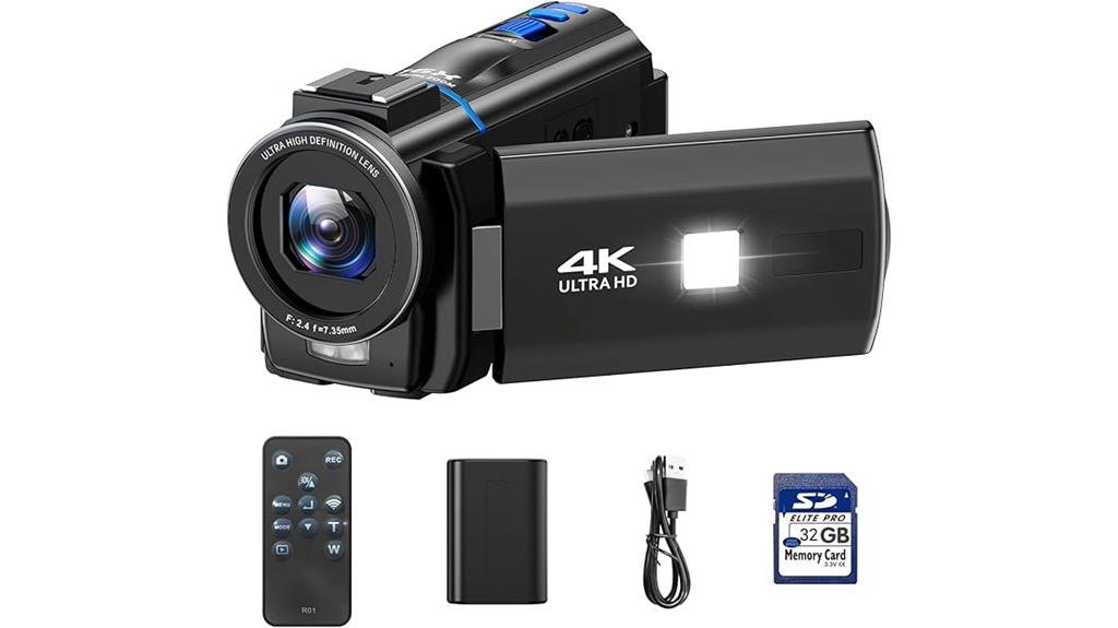 4k night vision camcorder