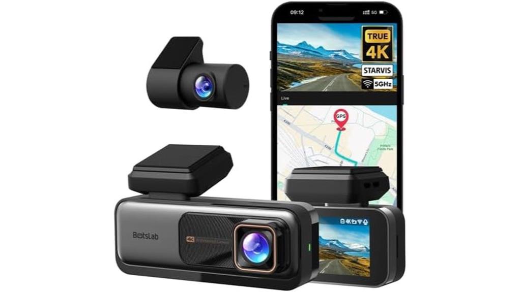 4k night vision dash cam