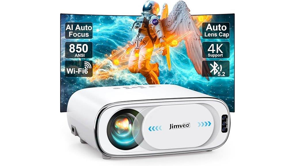 4k wifi bluetooth projector