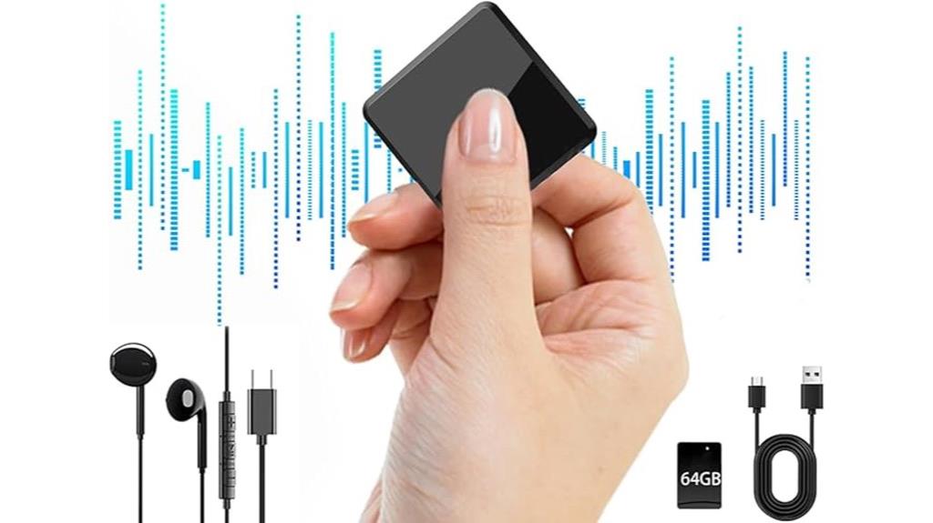 64gb voice activated recorder
