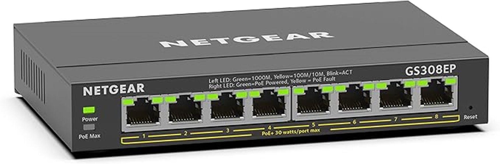 8 port poe ethernet switch