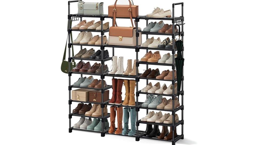 9 tier shoe organizer