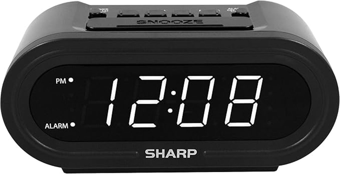 accuset sharp alarm clock