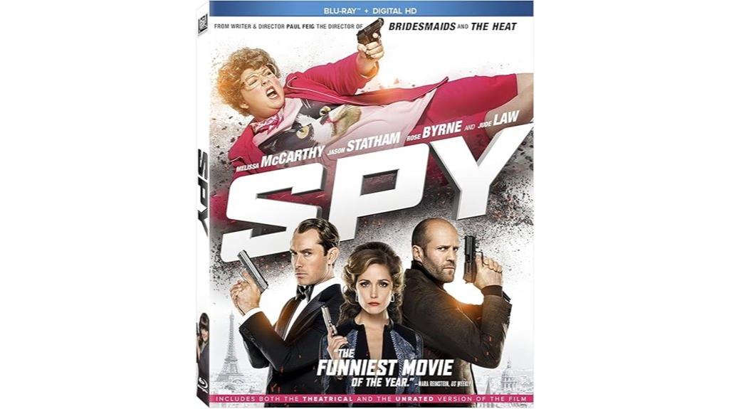 action packed espionage comedy film