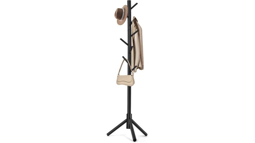 adjustable coat rack hooks