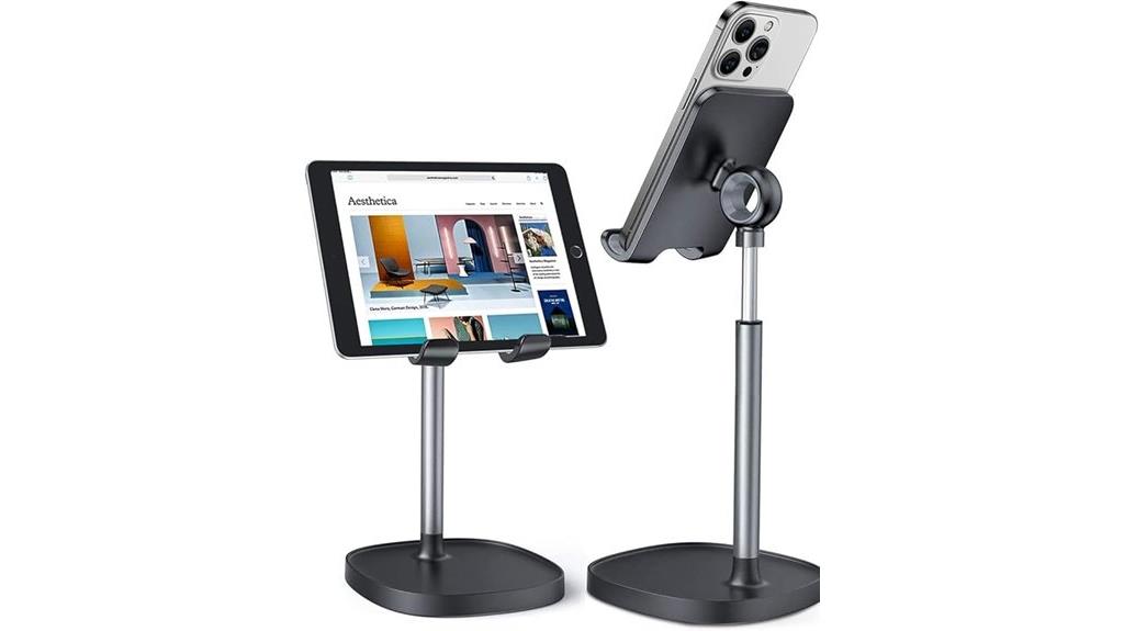 adjustable desk phone holder