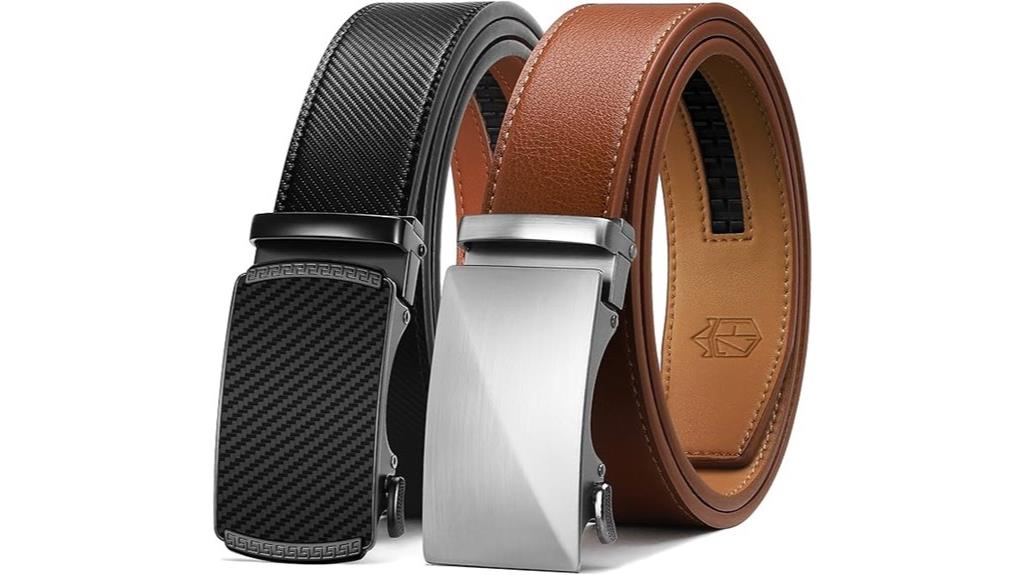 adjustable ratchet belts set