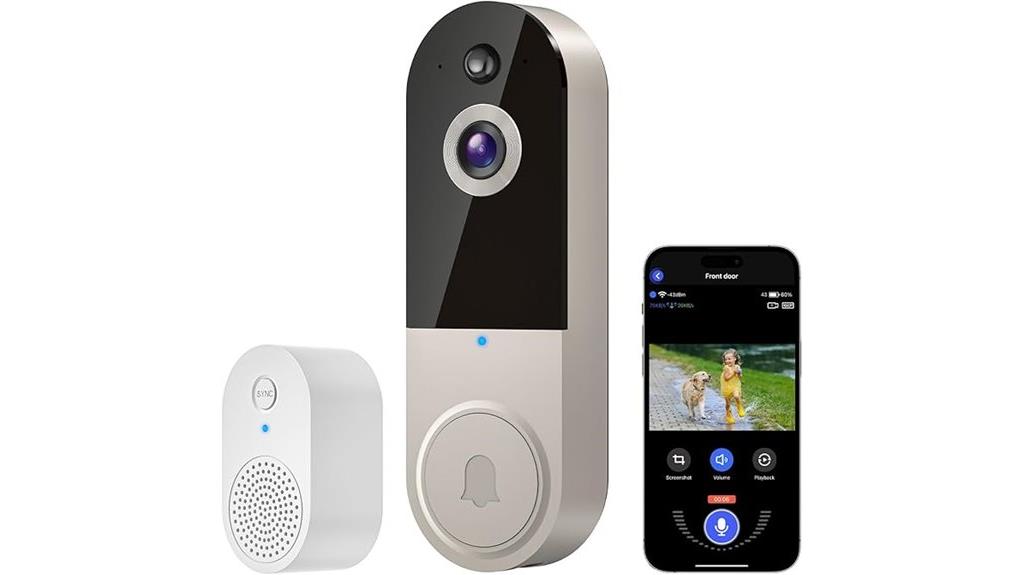 ai enhanced wireless doorbell camera