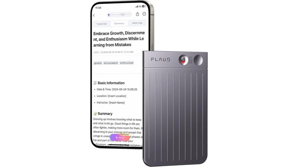ai voice recorder 64gb