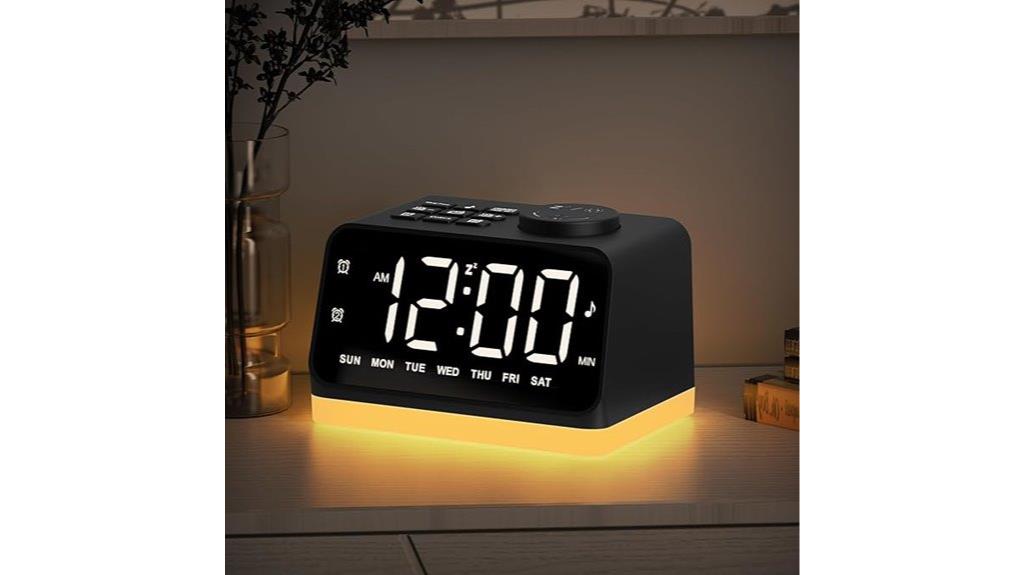 alarm clock with radio