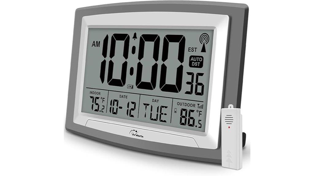 atomic clock with temperature