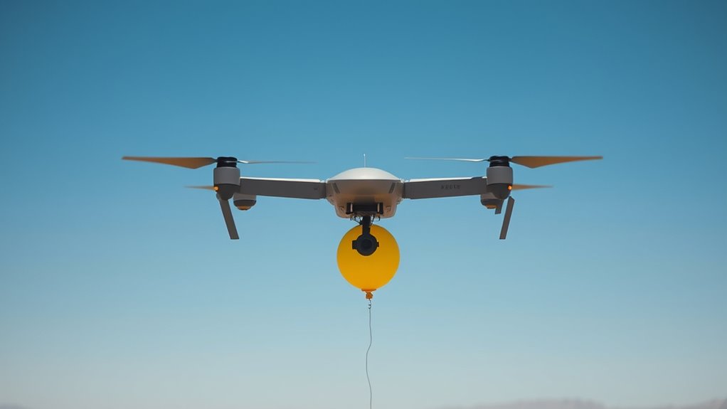 balloon launched drone defense system