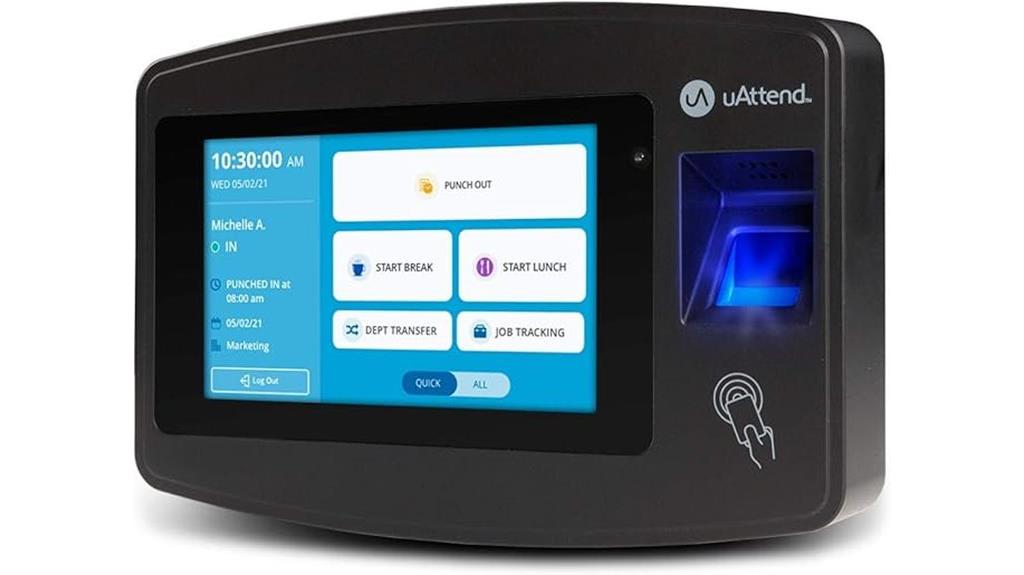 biometric attendance tracking system