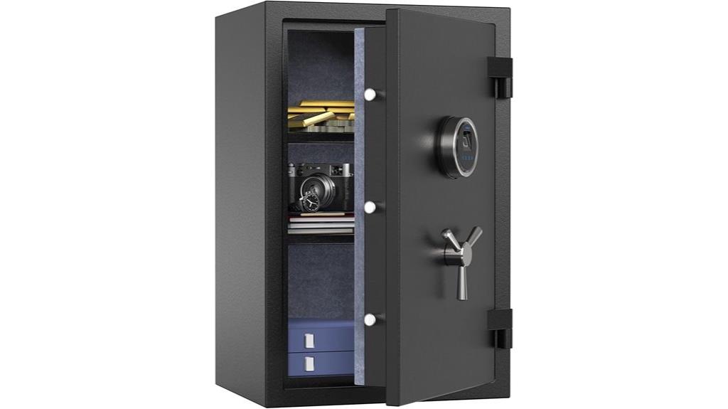 biometric fingerprint fireproof safe