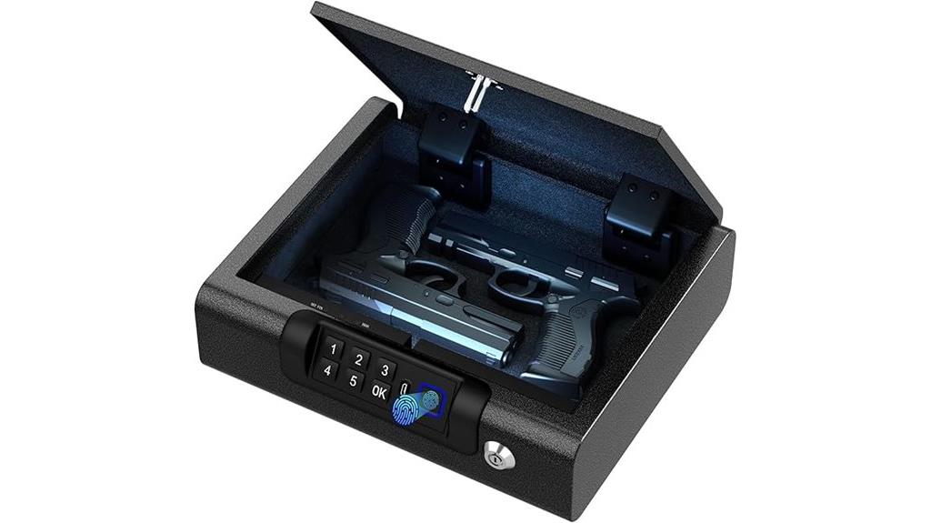 biometric pistol storage solution