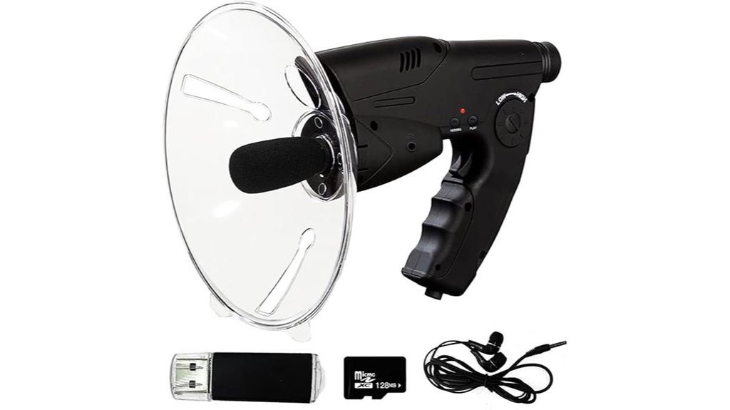 birdwatching audio recording device