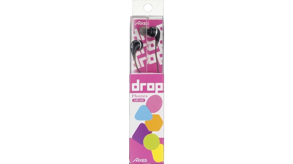 black colorful stereo earphones