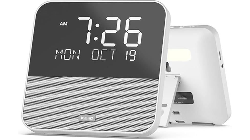 bluetooth alarm clock radio