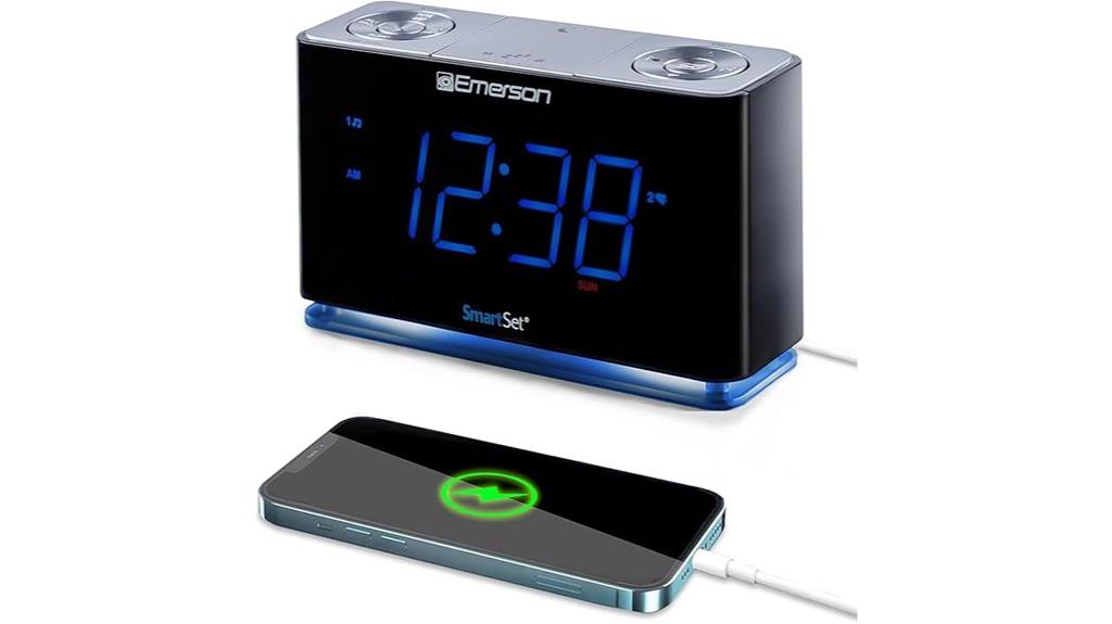 bluetooth enabled alarm clock
