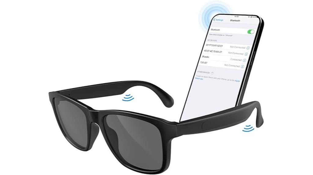 bluetooth enabled uv protection eyewear