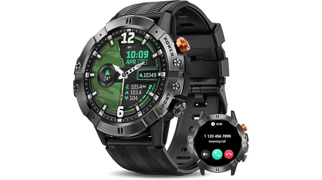 bluetooth military smart watch
