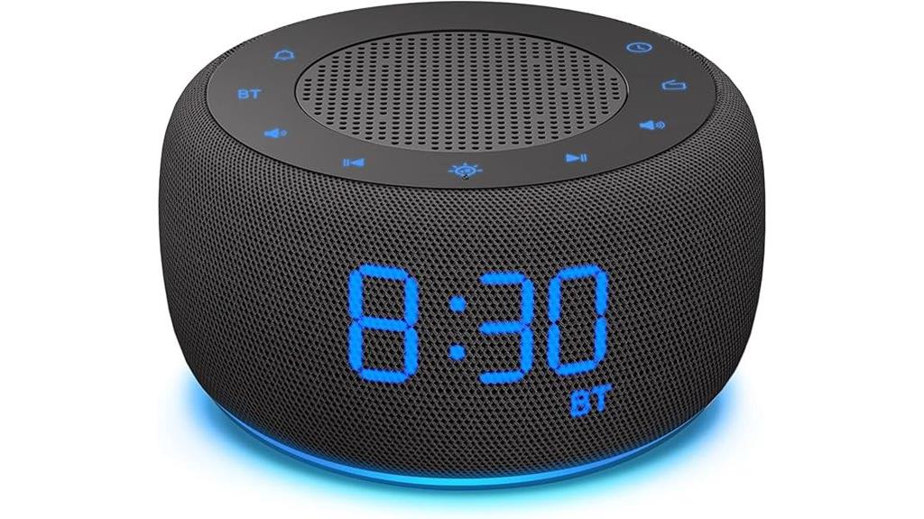 bluetooth speaker with clock