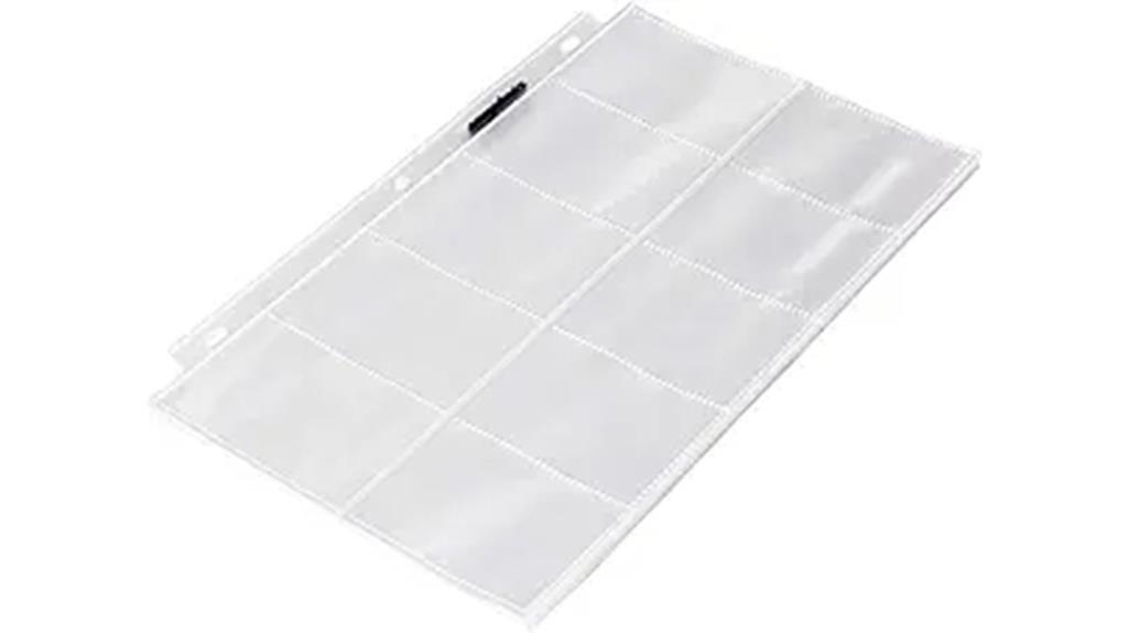 business card holder sleeves