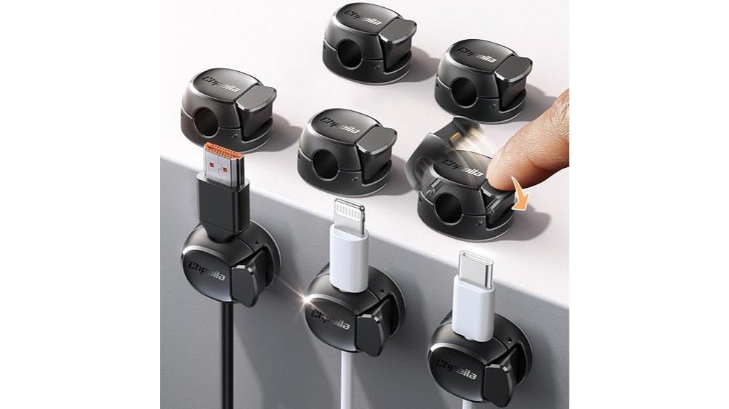 cable management clip set