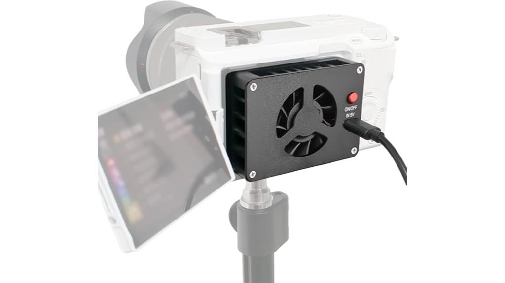 camera cooling radiator fan