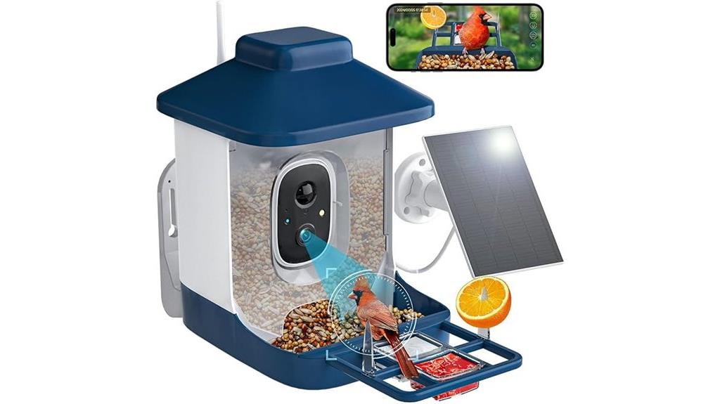camera equipped outdoor feeder