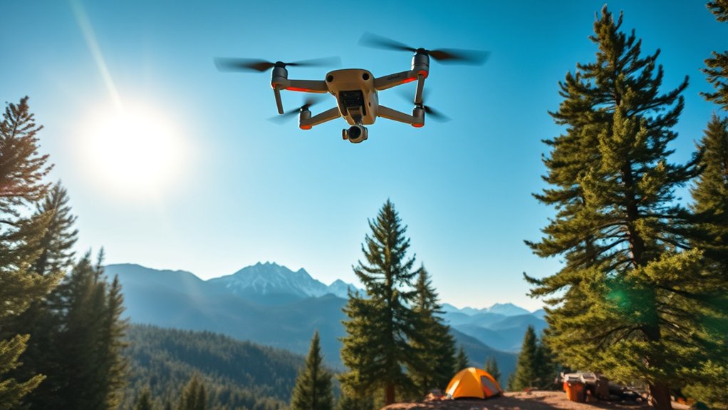 camping drone selection criteria