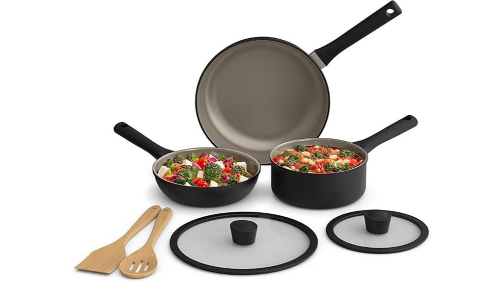 ceramic nonstick cookware set