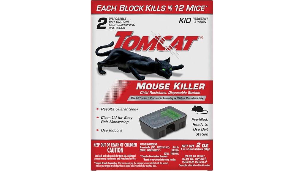 child resistant mouse bait