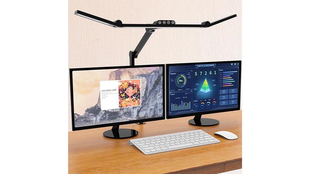 clamp mounted architect desk lamp