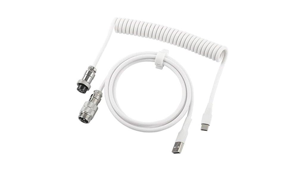coiled keyboard cable accessory