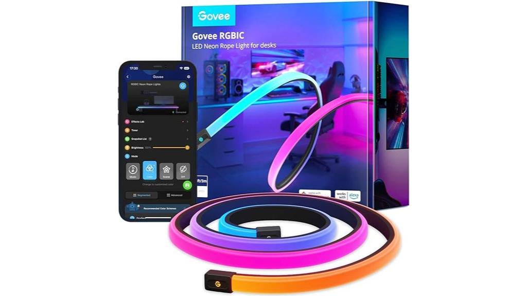 colorful gaming neon lights