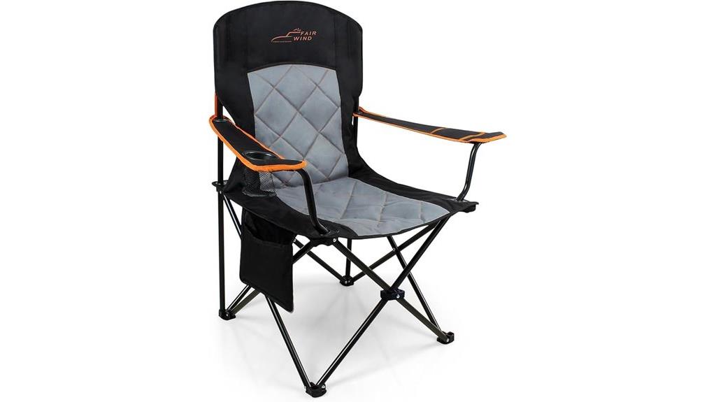 comfortable oversized camping chair