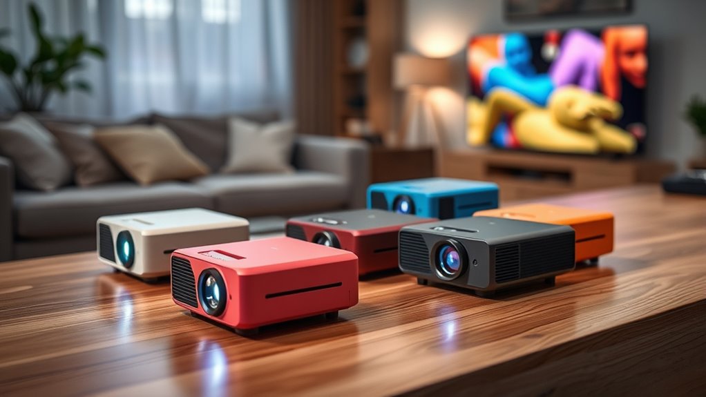 compact and powerful projectors