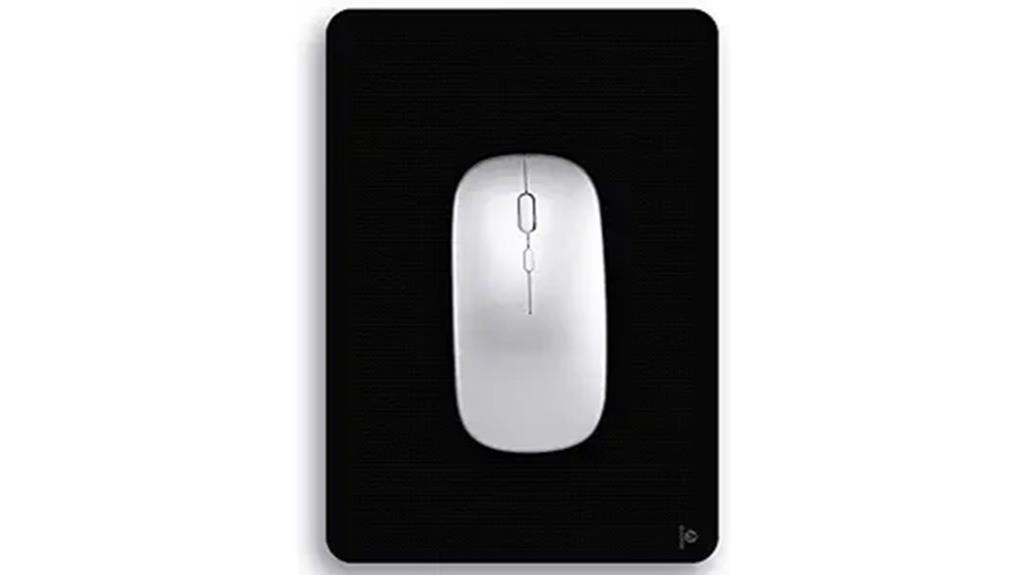 compact black mouse pad