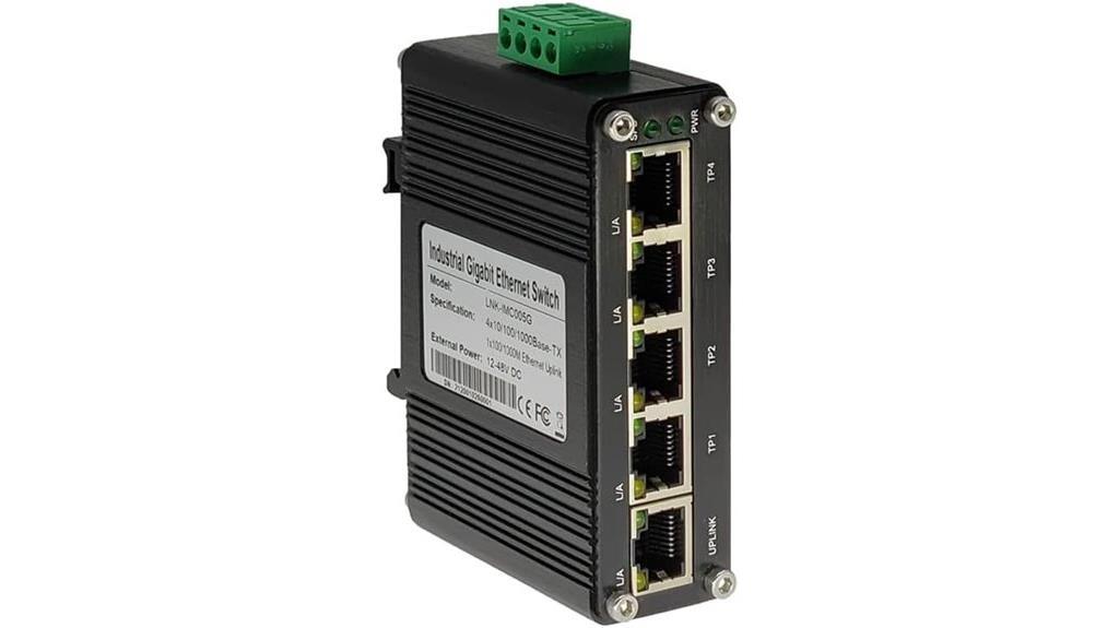 compact gigabit ethernet switch