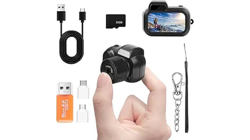 compact hd keychain camera