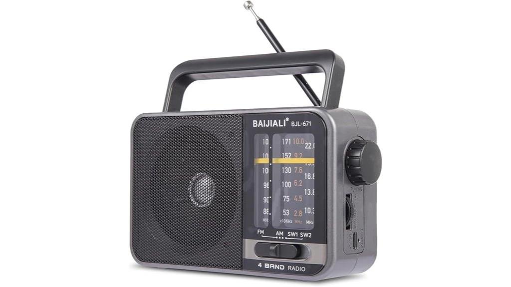 compact portable radio device