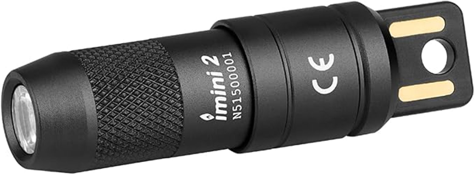 compact rechargeable keychain flashlight