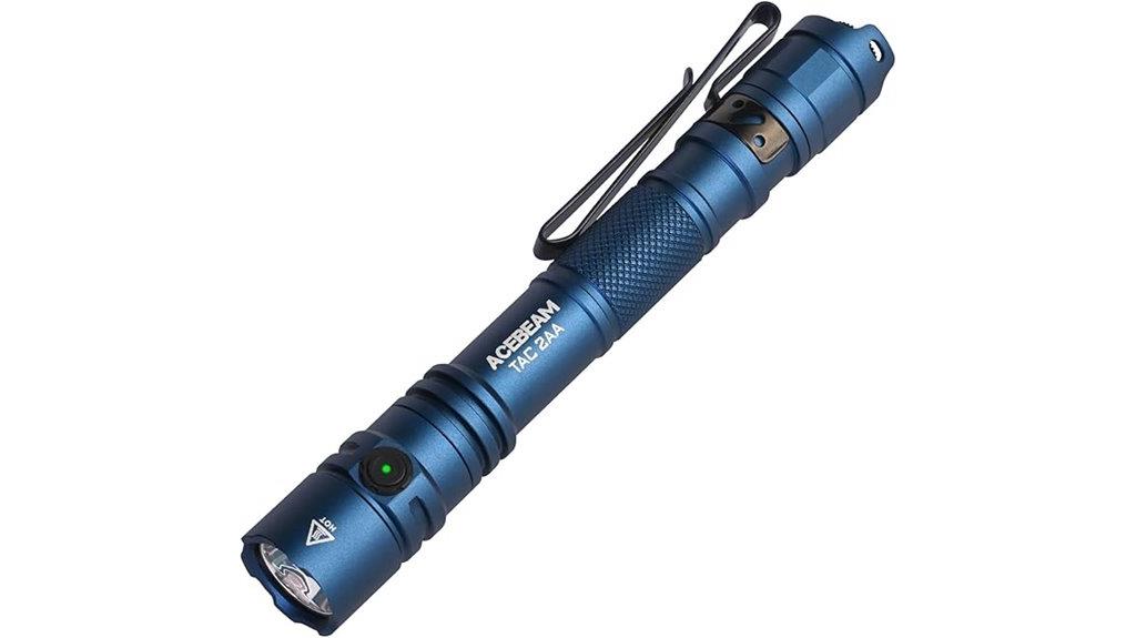 compact tactical flashlight design