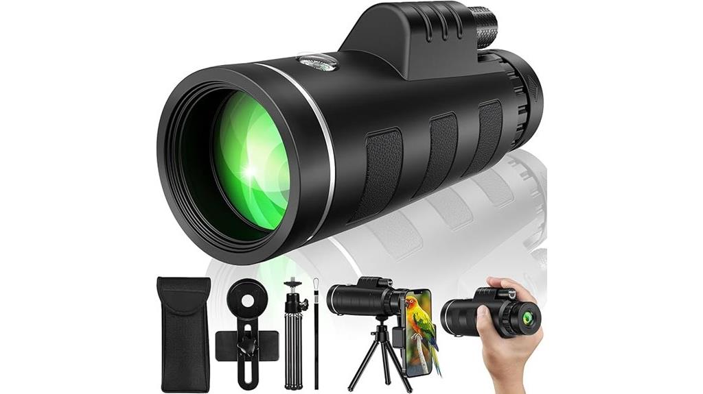 compact telescope with adapter